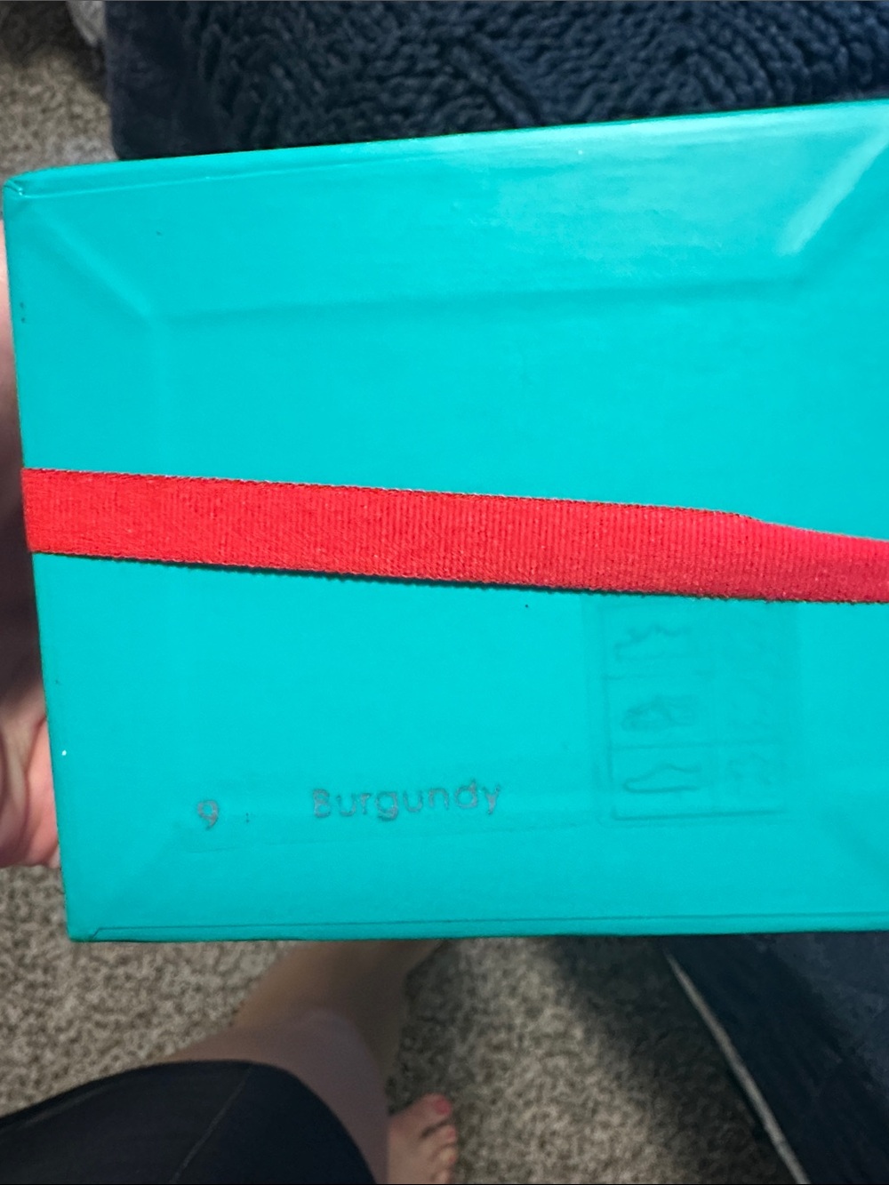 Tieks Burgundy Leather Ballet Flats - Picture 17 of 17